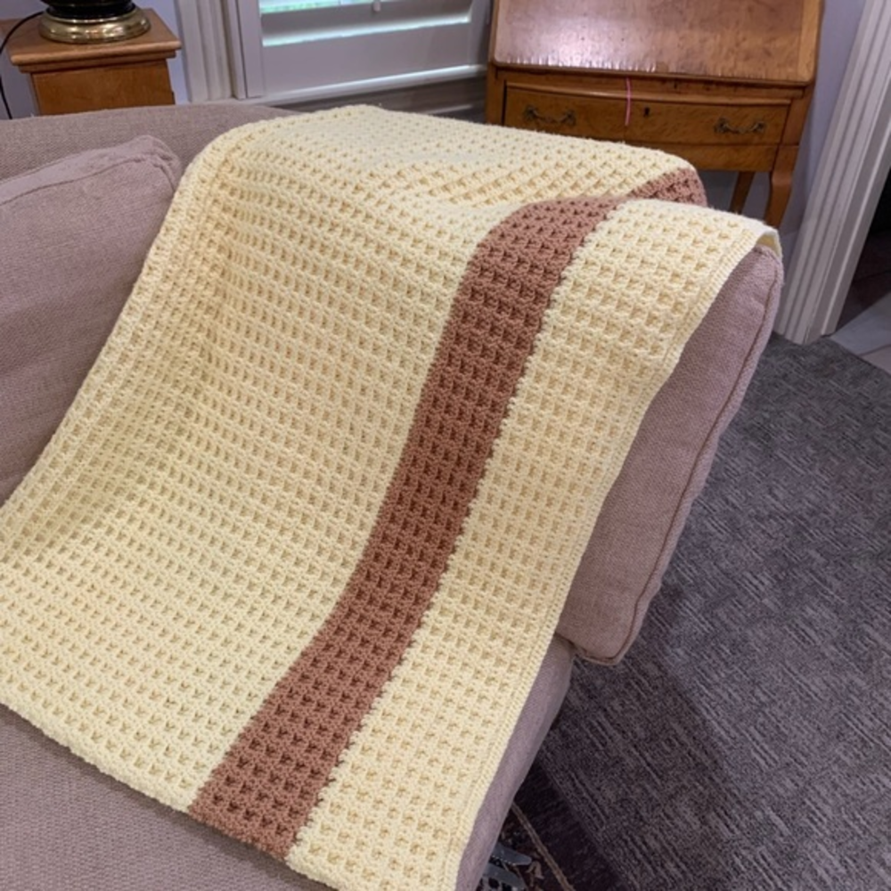 Crochet‎ Oversized Throw Blanket MCM 53x53